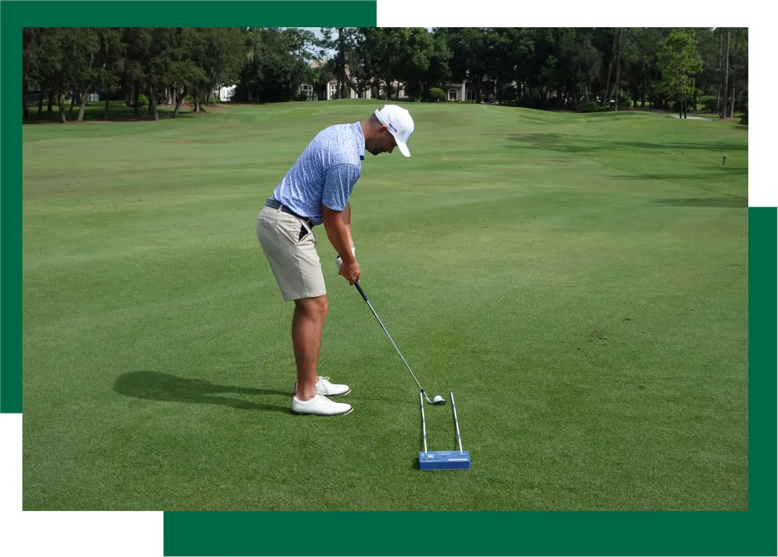 Square divots demonstration